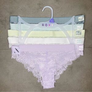 Roxy‎ Pastel Cheeky Lace Panty - 5 Pack